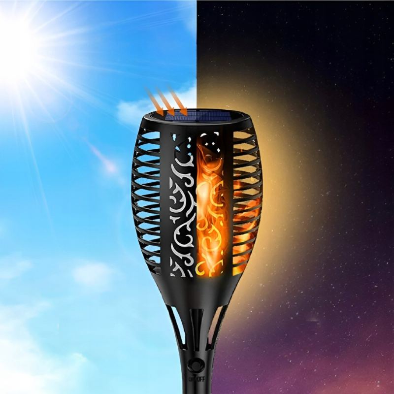 Lampa solarna ogrodowa pochodnia - obrazek 8