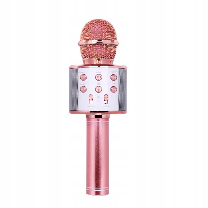 Mikrofon do karaoke bezprzewodowy bluetooth dla dzieci z usb z głośnikiem - obrazek 8