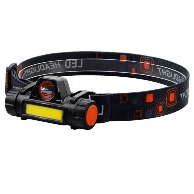 Latarka czołowa 1 led mała - obrazek 4