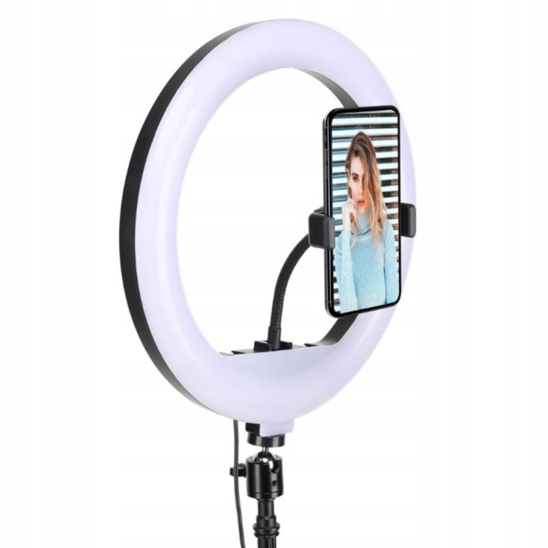 Lampa ring 30cm biała z pilotem - obrazek 11