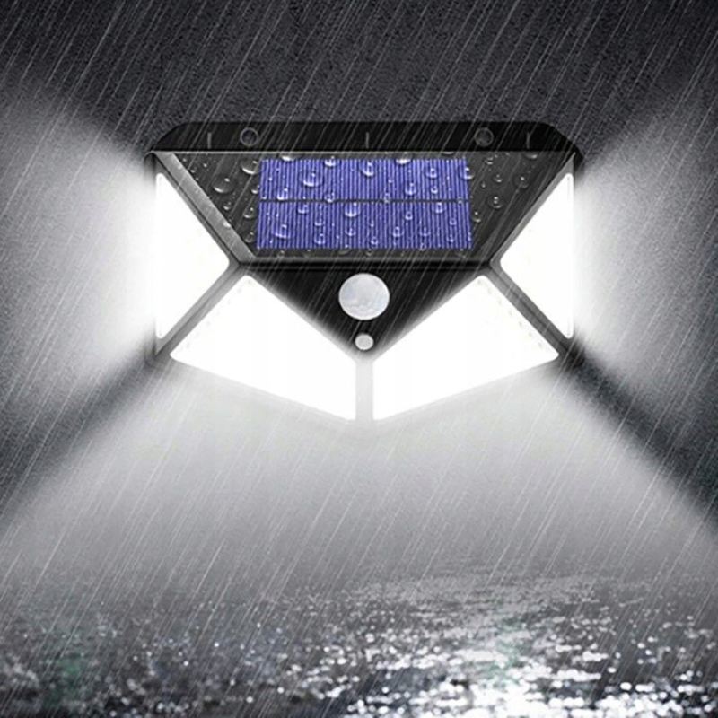 Lampa solarna 100 led 4 strony - obrazek 8