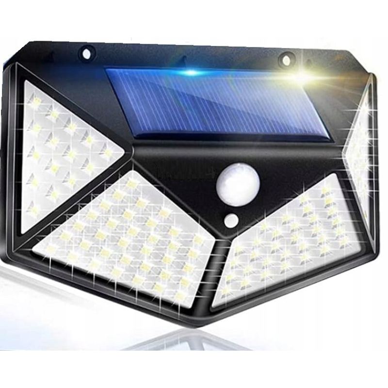 Lampa solarna 100 led 4 strony - obrazek 10