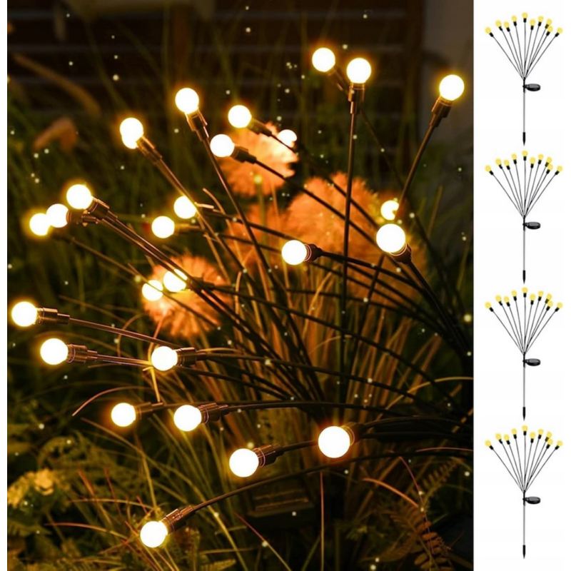 Lampa solarna ogrodowa kuleczki - obrazek 4