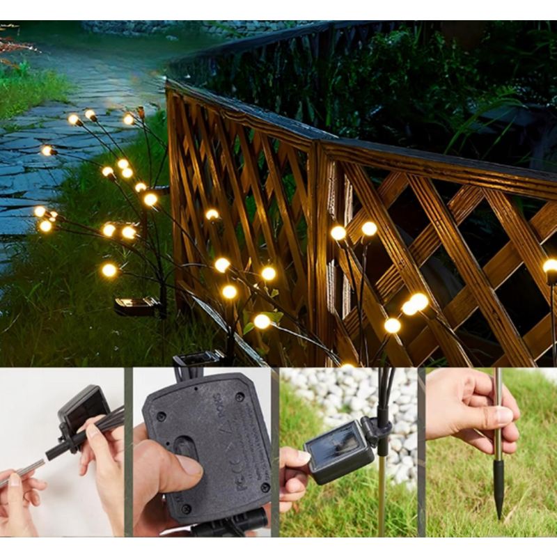 Lampa solarna ogrodowa kuleczki - obrazek 10