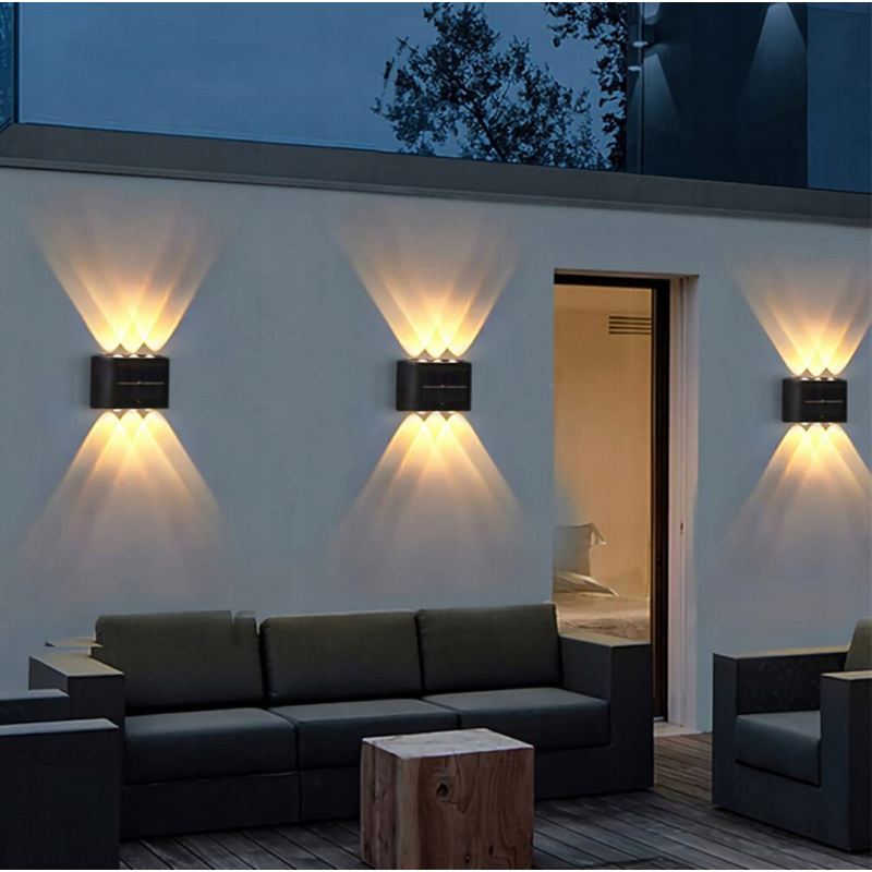 Lampa solarna ścienna 6 led ww - obrazek 11