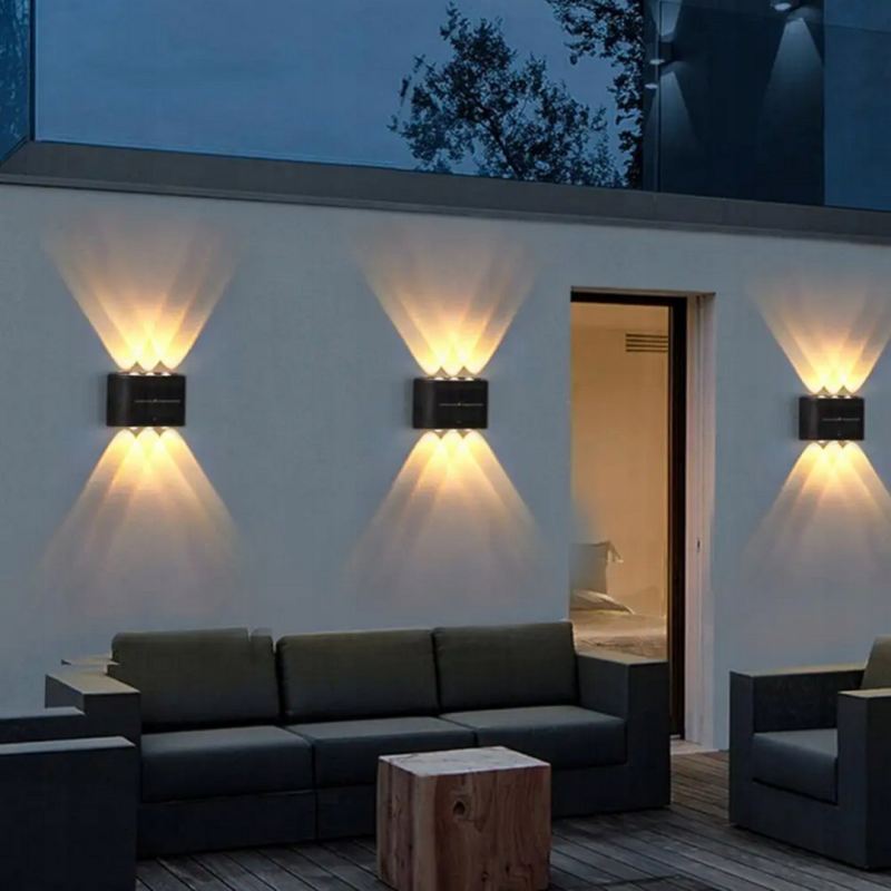 Lampa solarna ścienna 6 led ww - obrazek 14