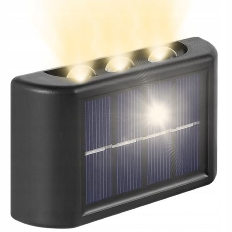 Lampa solarna ścienna 6 led ww - obrazek 4