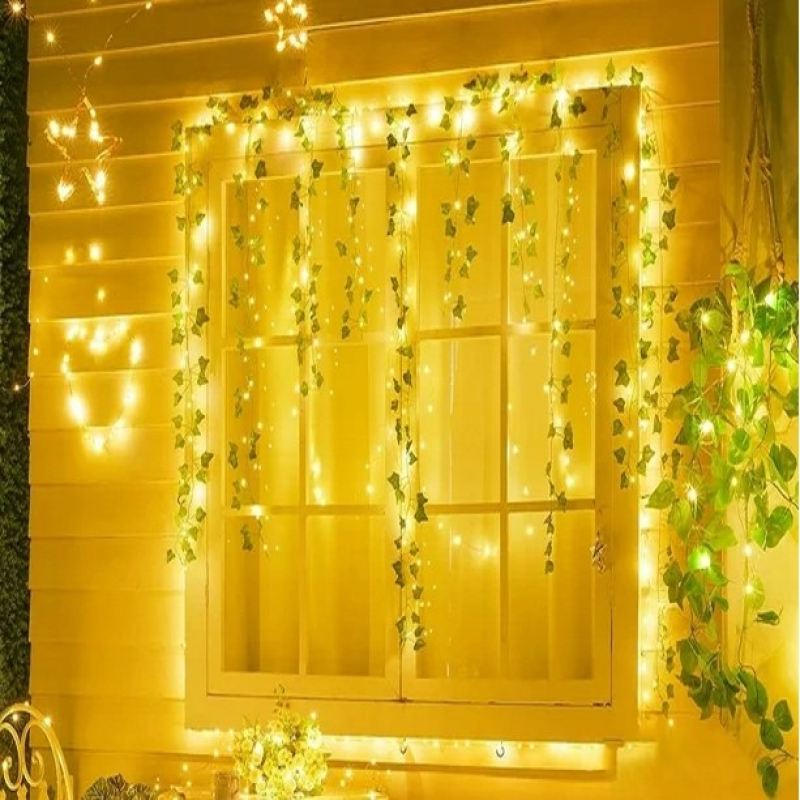 Lampki ogrodowe solarne drucik 200 led ww - obrazek 7