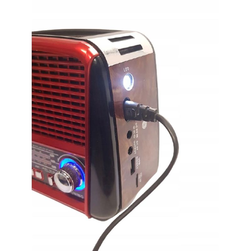 Radio kuchenne retro solar usb fw sd sieciowo-bateryjne przenośne - obrazek 8