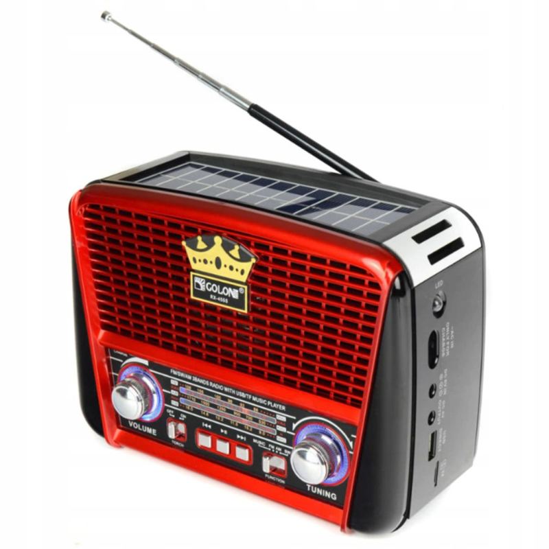 Radio kuchenne retro solar usb fw sd sieciowo-bateryjne przenośne - obrazek 9