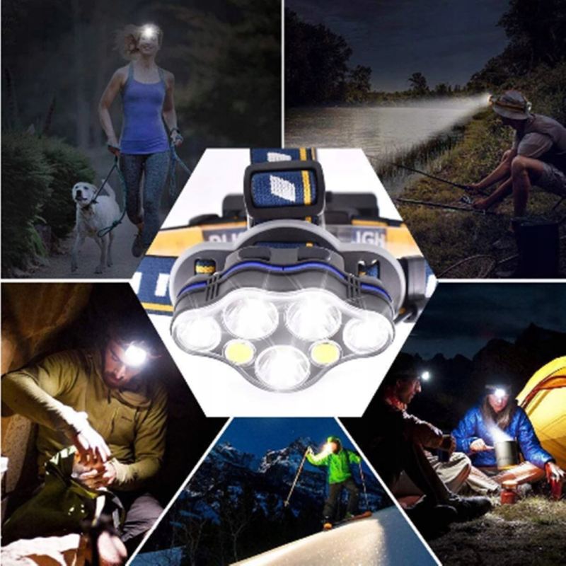 Latarka czołowa 7 led - obrazek 12
