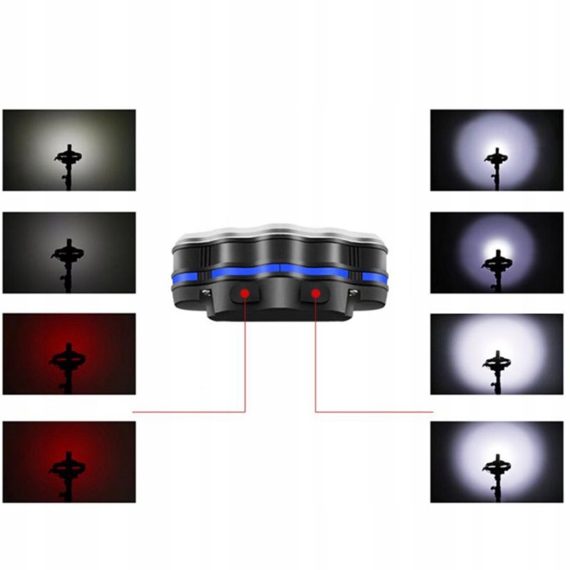 Latarka czołowa 7 led - obrazek 13