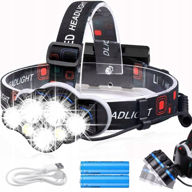 Latarka czołowa 7 led - obrazek 7