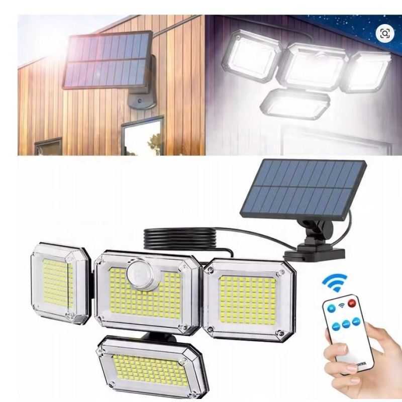 Lampa solarna 4 strony split 1+1 + pilot (24) - obrazek 5