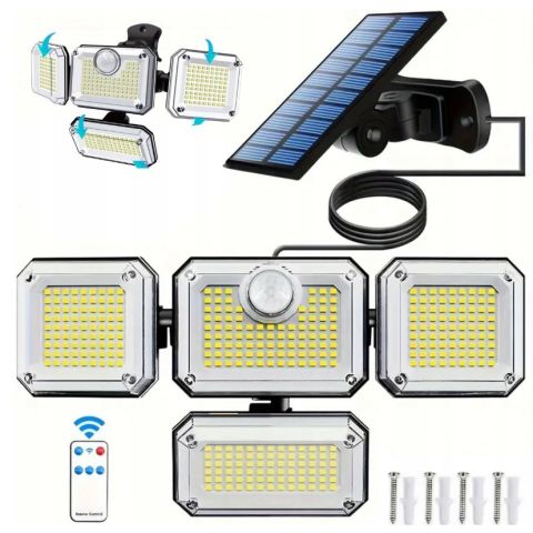 Lampa solarna 4 strony split 1+1 + pilot (24)