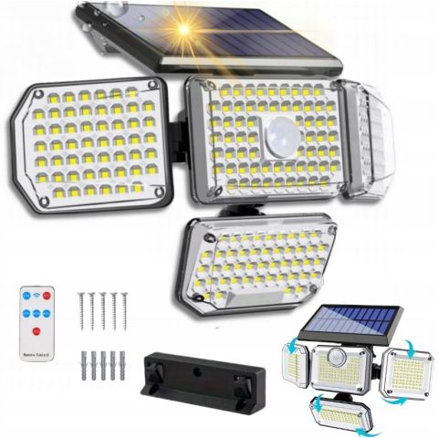 Lampa solarna 4 strony split + pilot (32)